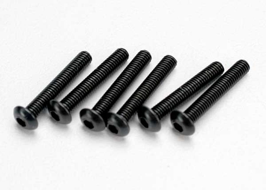 Traxxas Screws M3x18 Button-head Hex Socket (6) TRX2583
