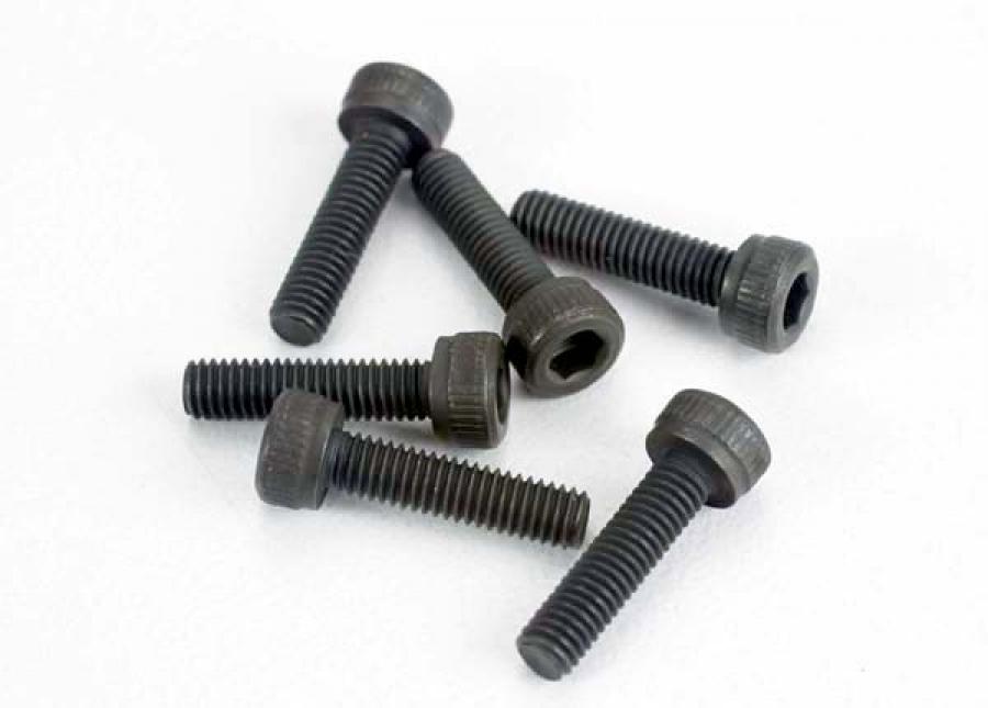 Traxxas Screws M3x12mm Cap-head Hex Socket (6) TRX2584