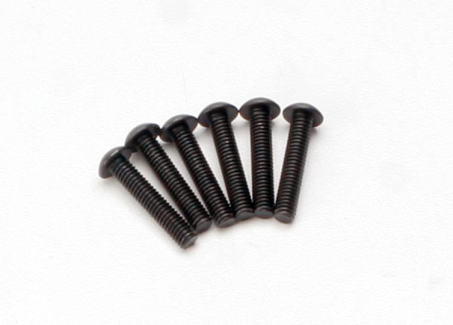 Traxxas Screws, 4x20mm button-head machine (hex drive) (6) TRX2589