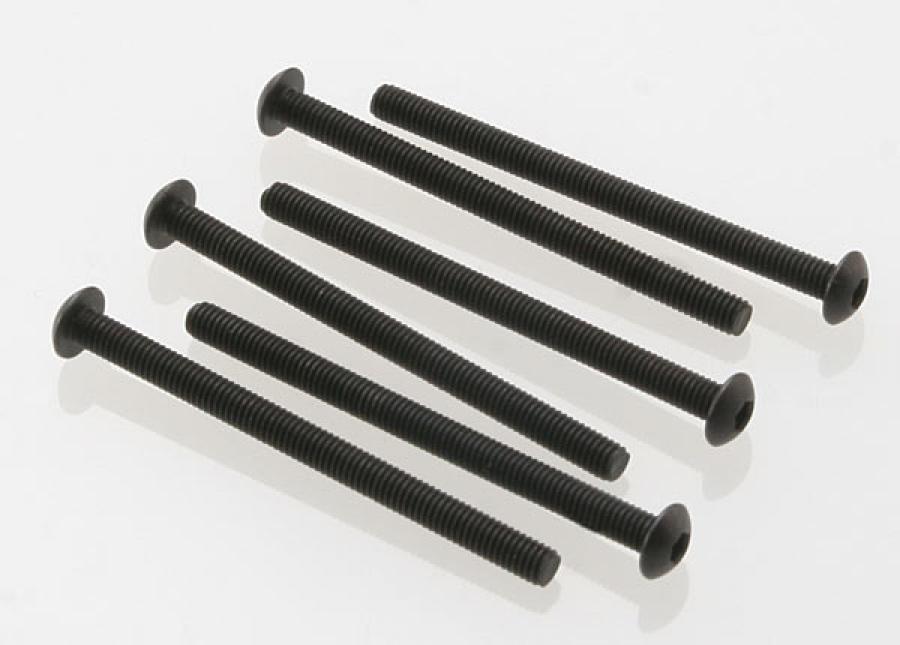 Traxxas Screws M3x23 Button-head Hex Socket (6) TRX2592