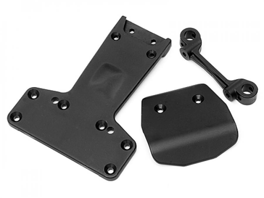 HPI Racing  Skid Plate/Rear Chassis Set 85210