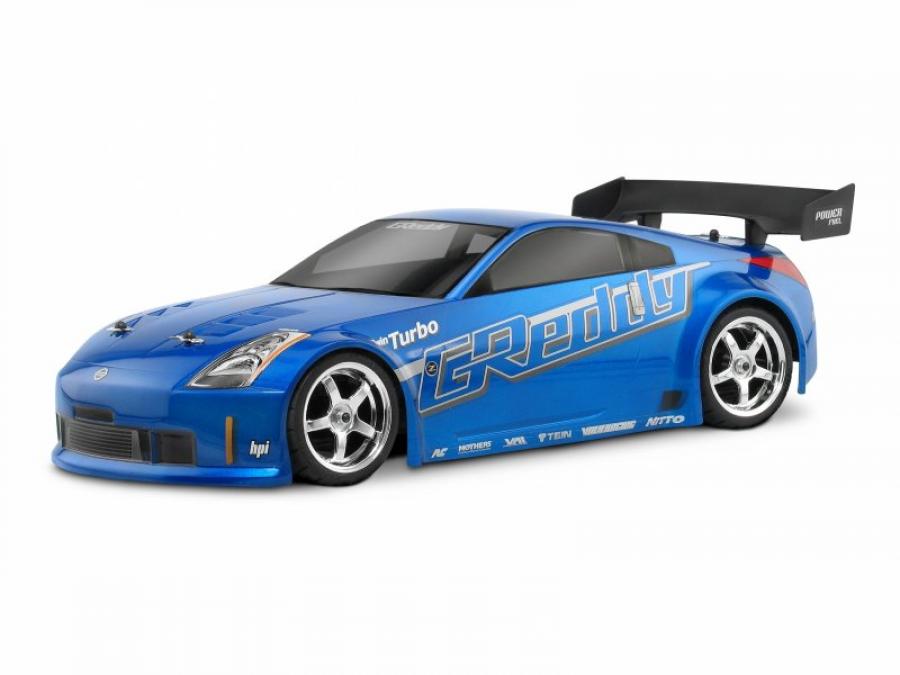 HPI Racing  Nissan 350Z Greddy Twin Turbo Body (190mm) 17218