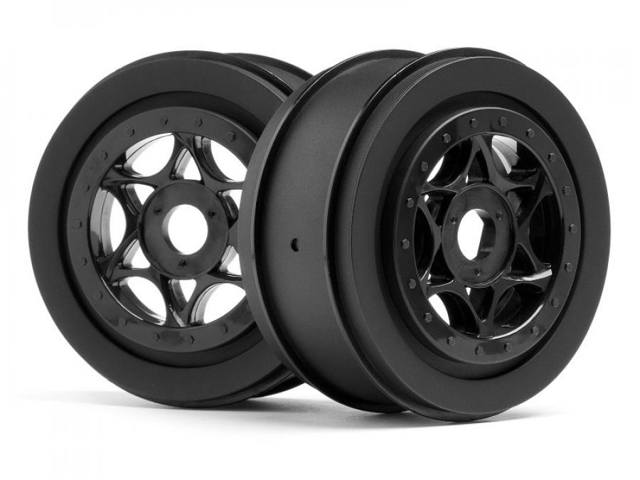 HPI Racing  AH-64 WHEEL BLACK (42x83mm/2pcs) 107384