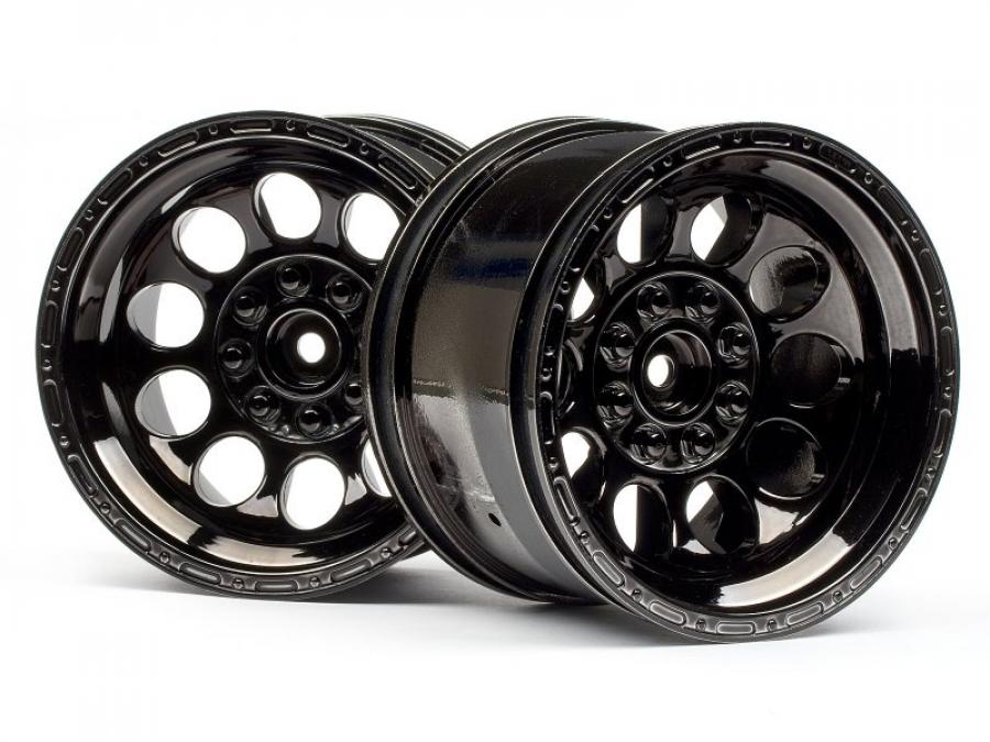 HPI Racing  Bullet ST Wheels Black Chrome (Pr) 101252