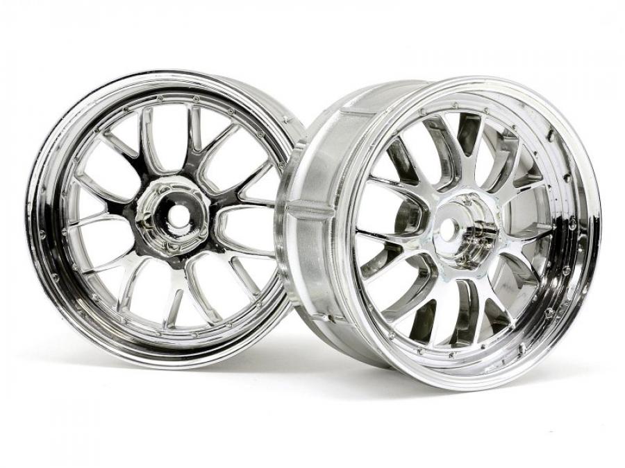 HPI Racing  Lp29 Lm-R Wheel Chrome (2Pcs) 33459