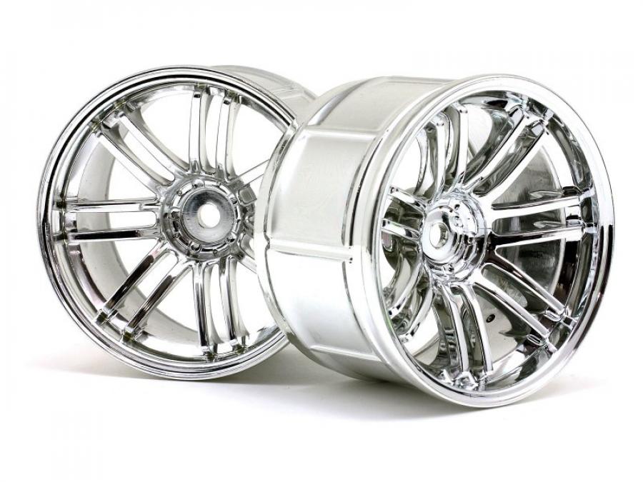 HPI Racing  Lp35 Wheel Rays Volkracing Re30 Chrome (2Pcs) 3342