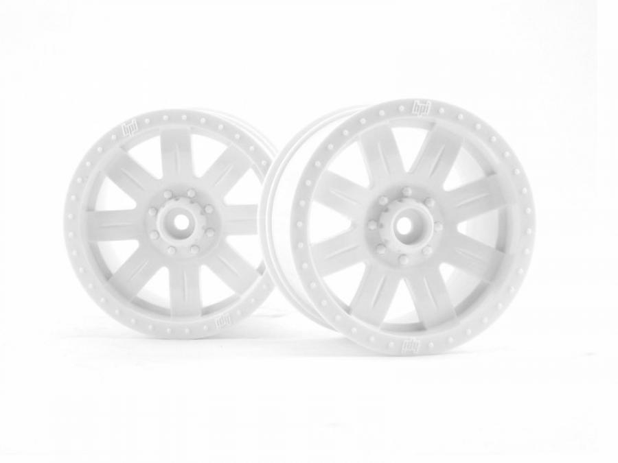 HPI Racing  Ringz Wheel White (83X56mm/2Pcs) 3260