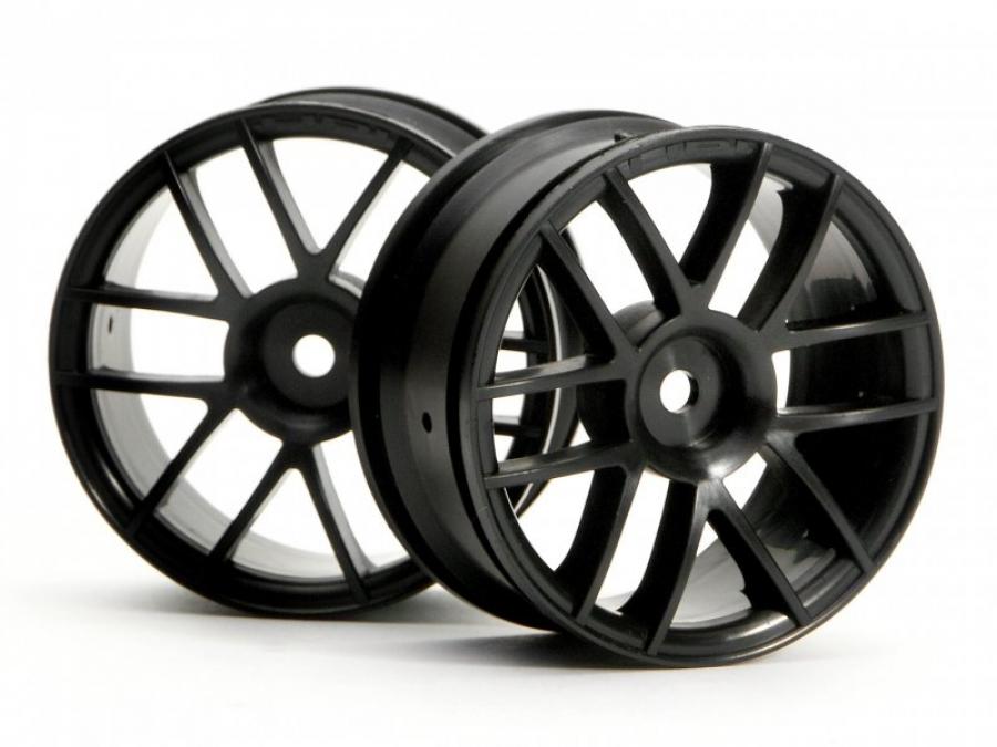 HPI Racing  SPLIT 6 WHEEL 26MM BLACK 3796