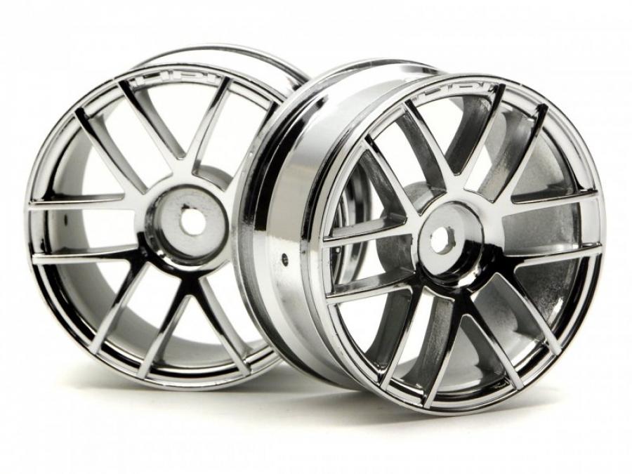 HPI Racing  Split 6 Wheel 26mm Chrome 3797