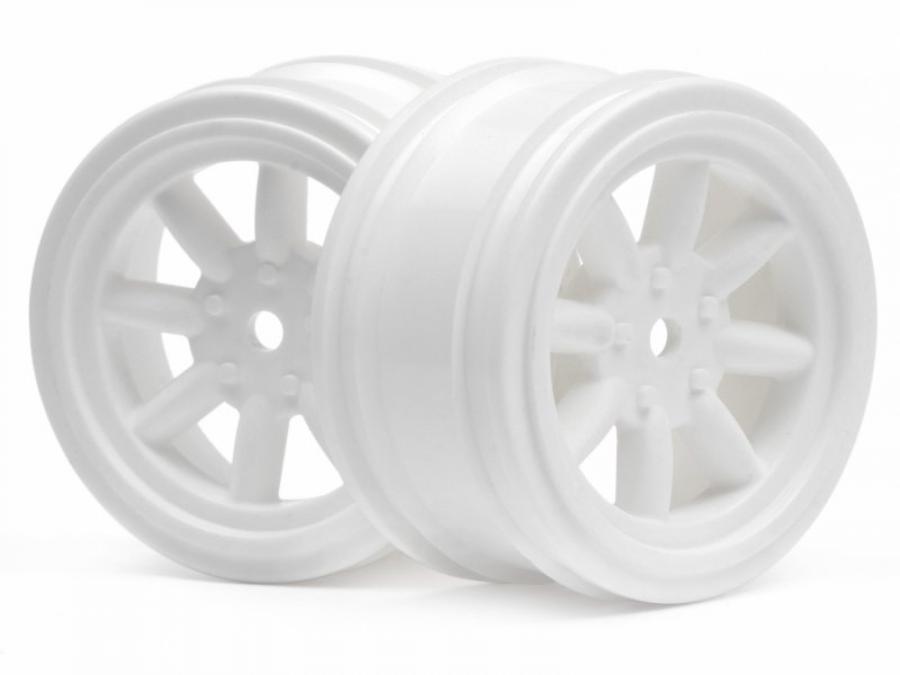 HPI Racing  Spoke Wheel 26mm White 0mm Offset 3805