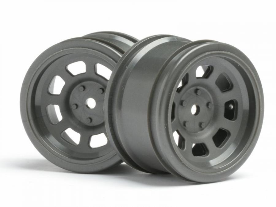 HPI Racing  VINTAGE STOCK CAR WHEEL 31MM GUNMETAL (6MM OFFSET) 3860
