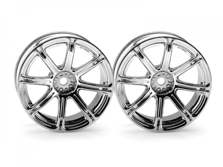 HPI Racing  Work Emotion Xc8 Wheel 26mm Chrome (6mm Offset) 3301