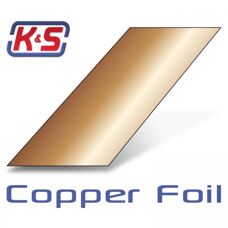 12" x 30" Copper Foil Sheet .002