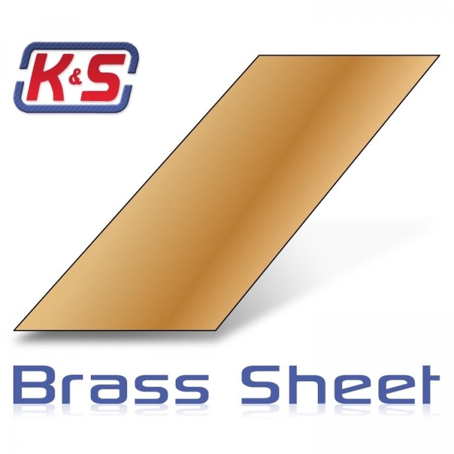 6" x 12" Brass Sheet .016 (1pcs)