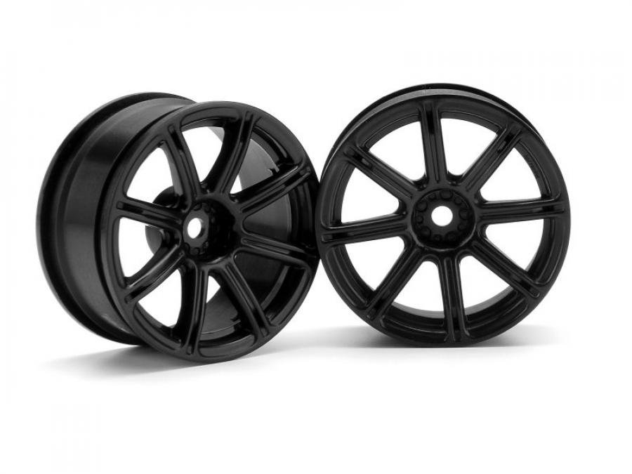 HPI Racing  WORK EMOTION XC8 WHEEL 26mm BLACK (3mm OFFSET) 3306