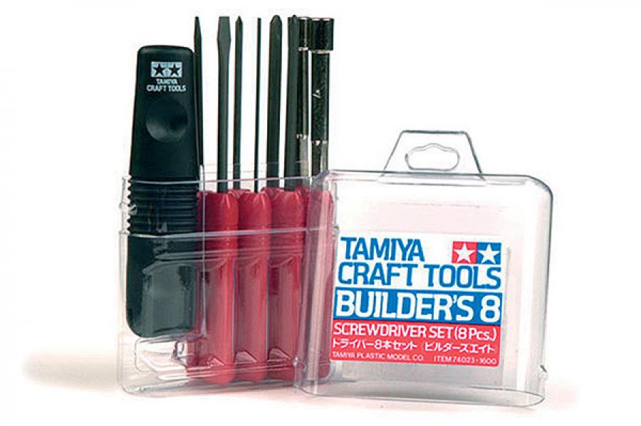 Tamiya Builder's 8 ScrewDriver Set ruuvimeisseli