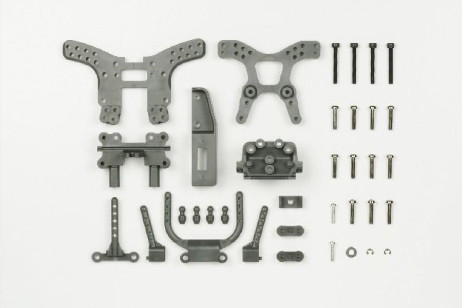 Tamiya GB-01 racing damper stay varaosa