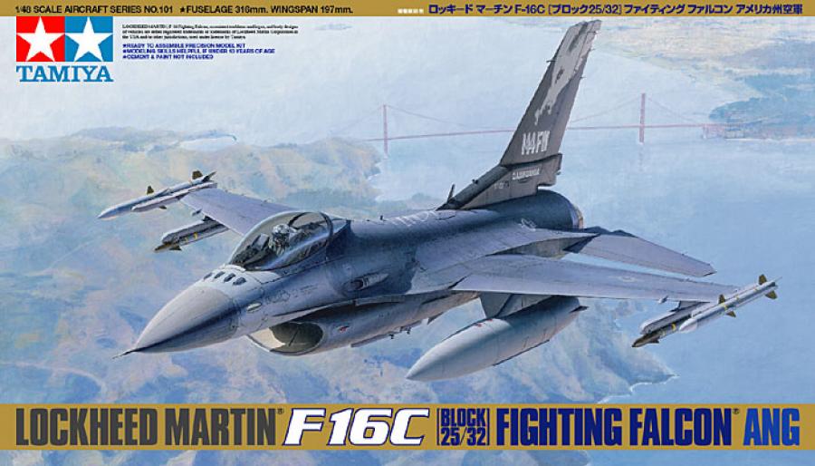 Tamiya 1/48 F-16C Block 25/32 Fighting Falcon pienoismalli