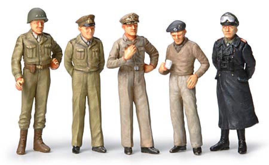 Tamiya 1/48 WWII Famous general set figuuri