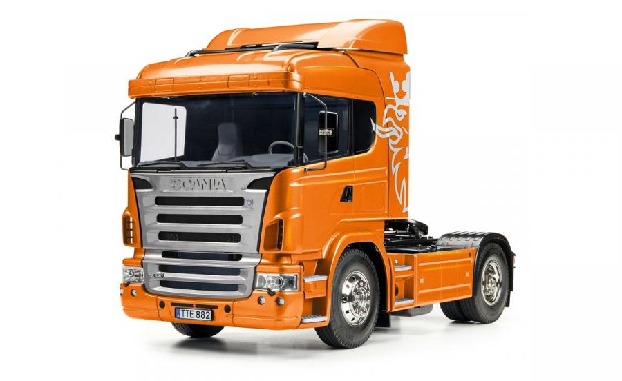 Tamiya 1/14 Scania R470 (Orange) rc-kuorma-auto