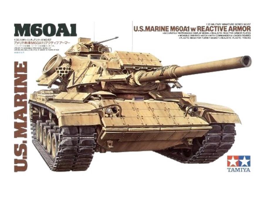 Tamiya 1/35 U.S. Marines M60A1 pienoismalli