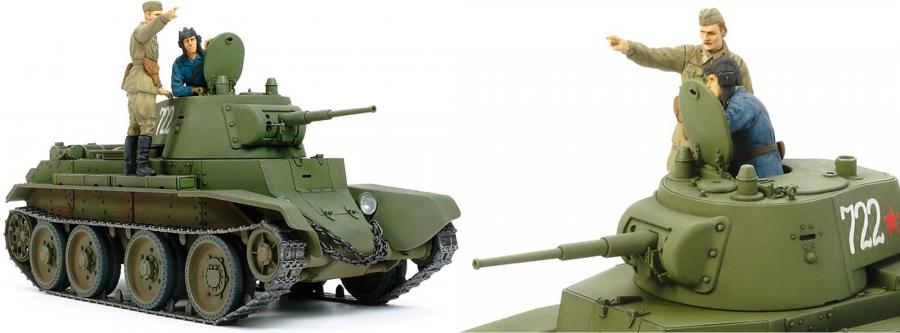 Tamiya 1/35 Russian Tank BT-7 Model 1937 pienoismalli