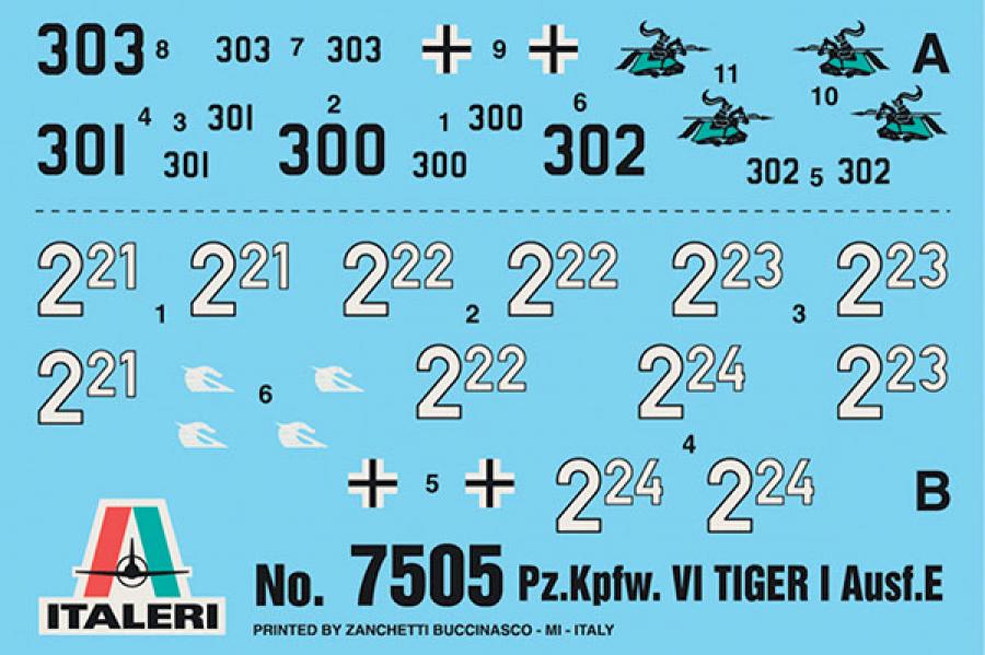 Italeri 1/72 Tiger I E (Fast Assembly) (2kpl)