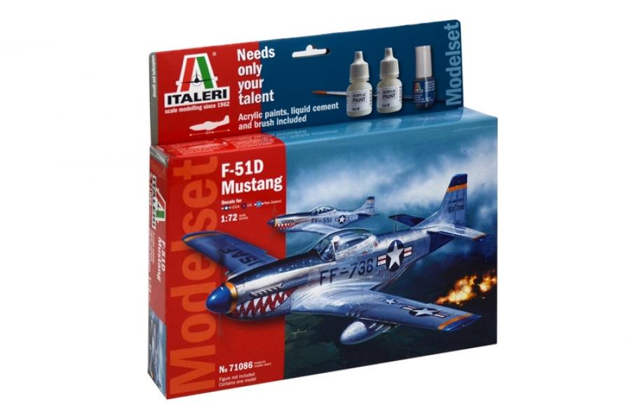 Italeri 1/72 F-51D Mustang (Modelset)