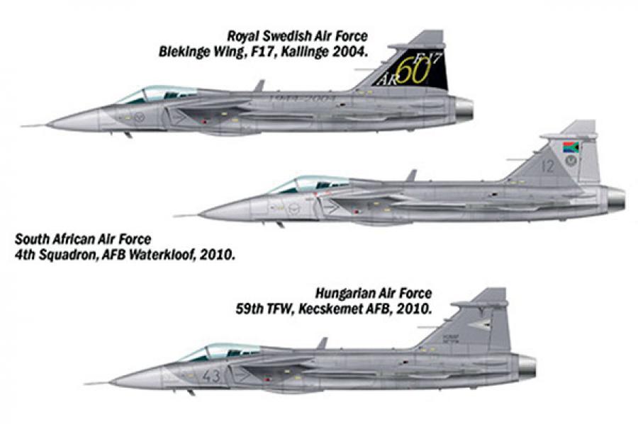 Italeri 1/72 JAS 39 GRIPEN (Modelset)
