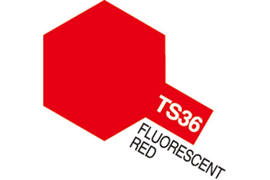 Tamiya TS-36 Fluorescent Red spraymaali