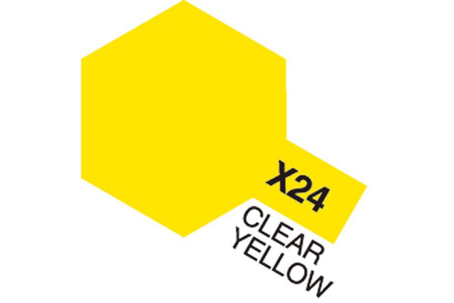 Acrylic Mini X-24 Clear Yellow