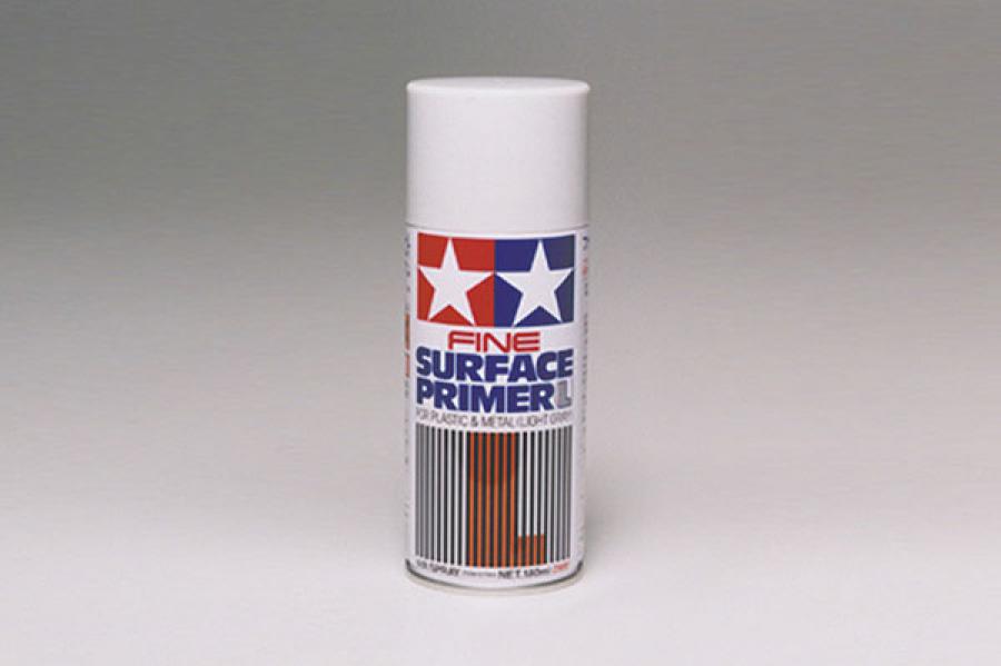 Tamiya Fine Surface Primer L (Light Grey) 180ml spray pohjamaali