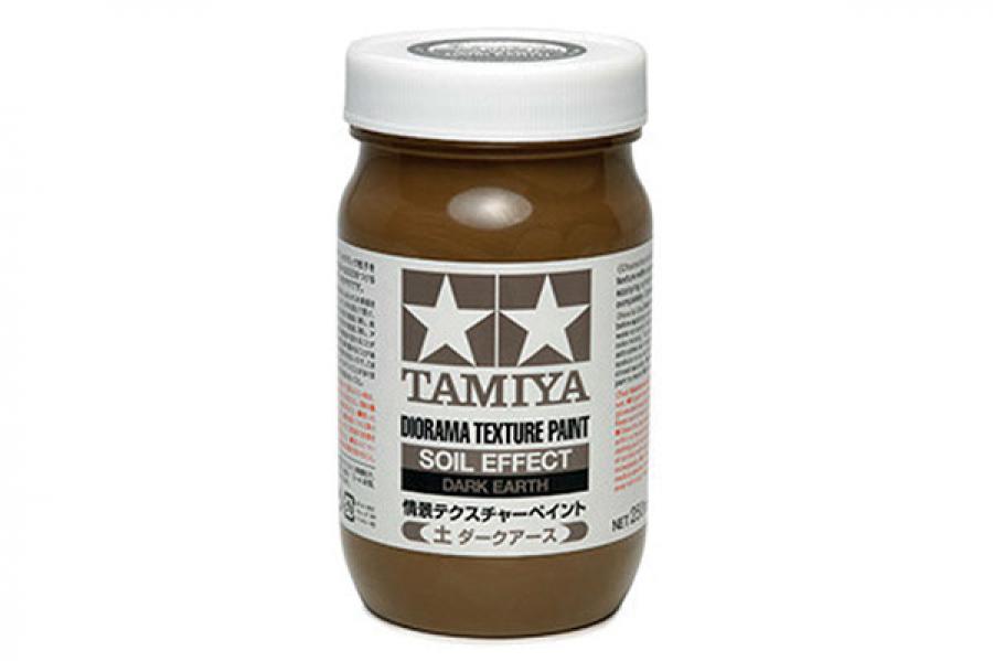 Tamiya Texture Paint Soil, Dark Earth 250ml tekstuurimaali