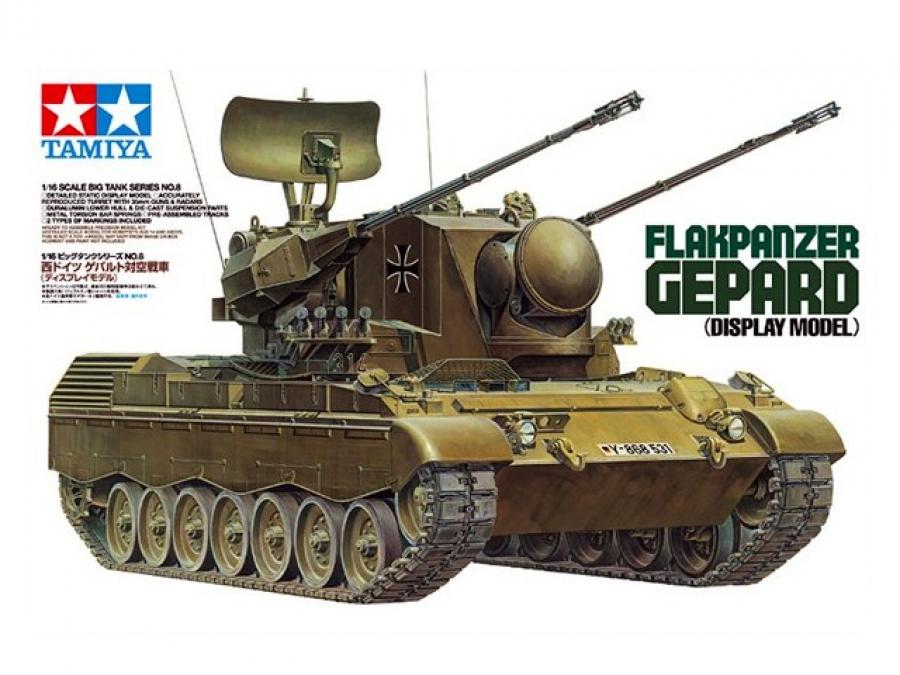 Tamiya 1/35 Flakpanzer Gepard pienoismalli