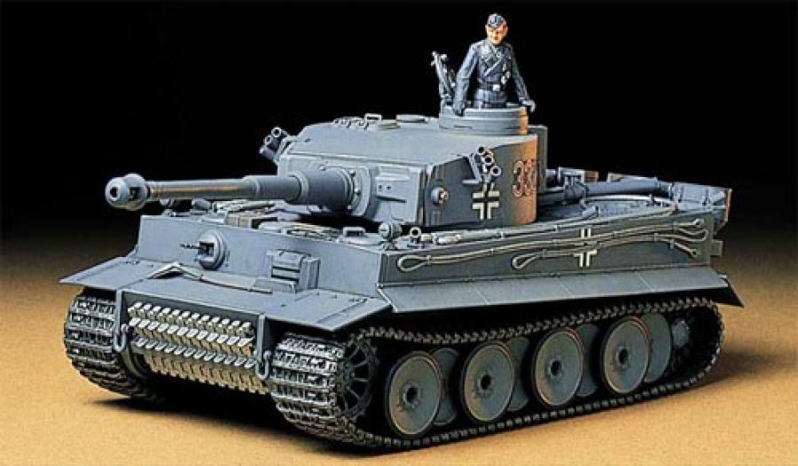 Tamiya 1/35 German Tiger 1 Early Production pienoismalli