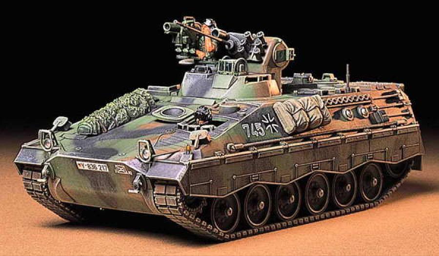 Tamiya 1/35 IFV Marder 1A2 with Milan pienoismalli