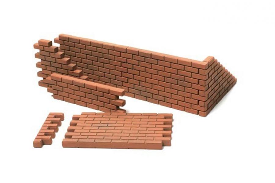 Tamiya 1/35 Brick Wall Set dioraamatarvike
