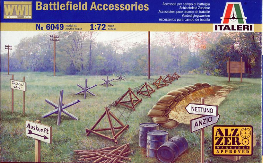Italeri 1/72 WWII Battlefield Accessories