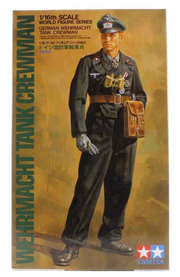 Tamiya 1/16 Wehrmacht Tank Crewman figuuri