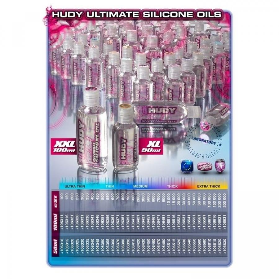 Hudy Silicone Oil 250 cSt 100ml 106326