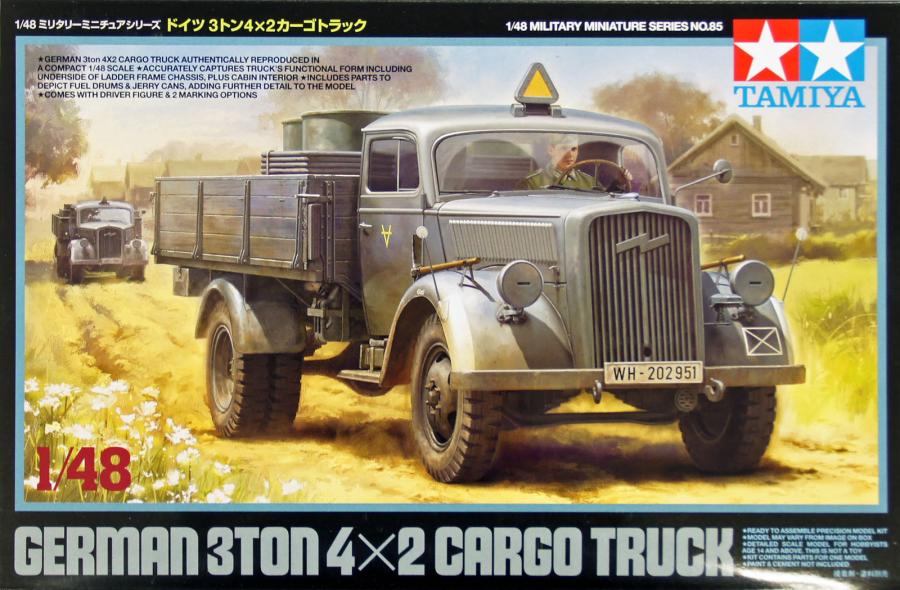 Tamiya 1/48 German 3t 4x2 Cargo Truck pienoismalli