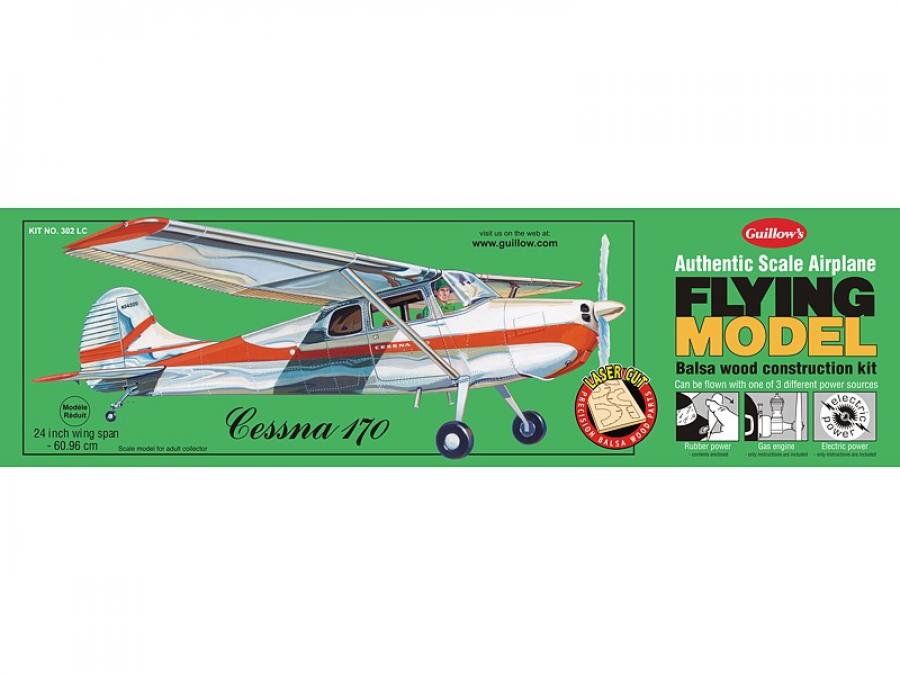 Cessna 170 Guillow - Laser Cut