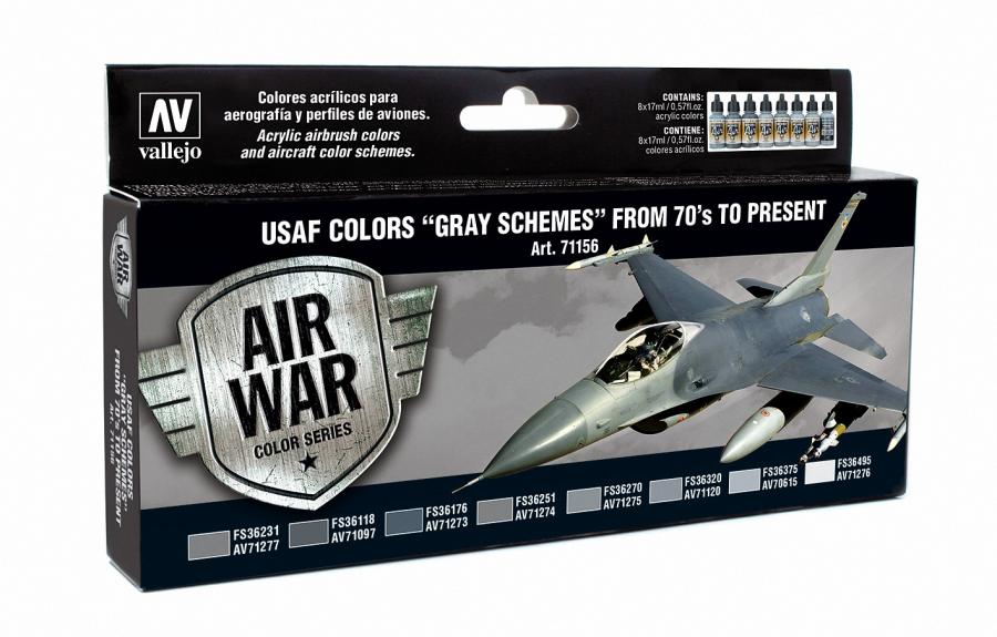 USAF Colors "Gray Schemes" 70's-present