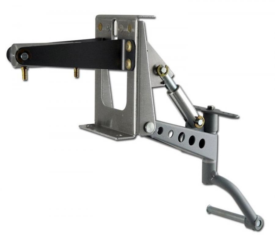 Pneumatic retract tailwheel Le