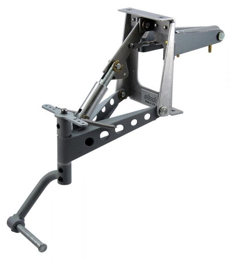 Pneumatic retract tailwheel Le