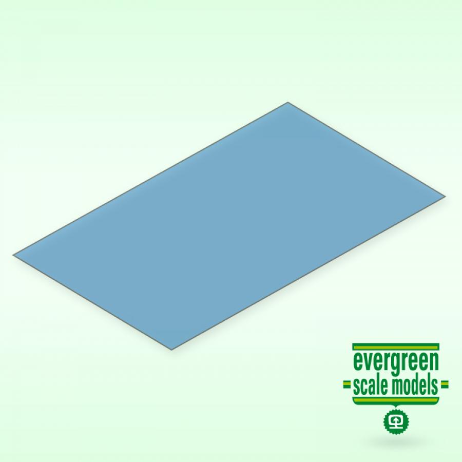Blue Transparent Sheet 0.25x150x300 mm 