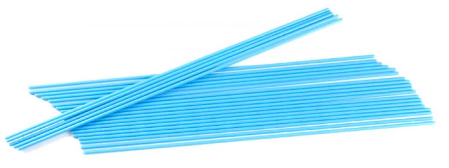 Antenna tubes neon blue 3.2 x 311 mm (24)#