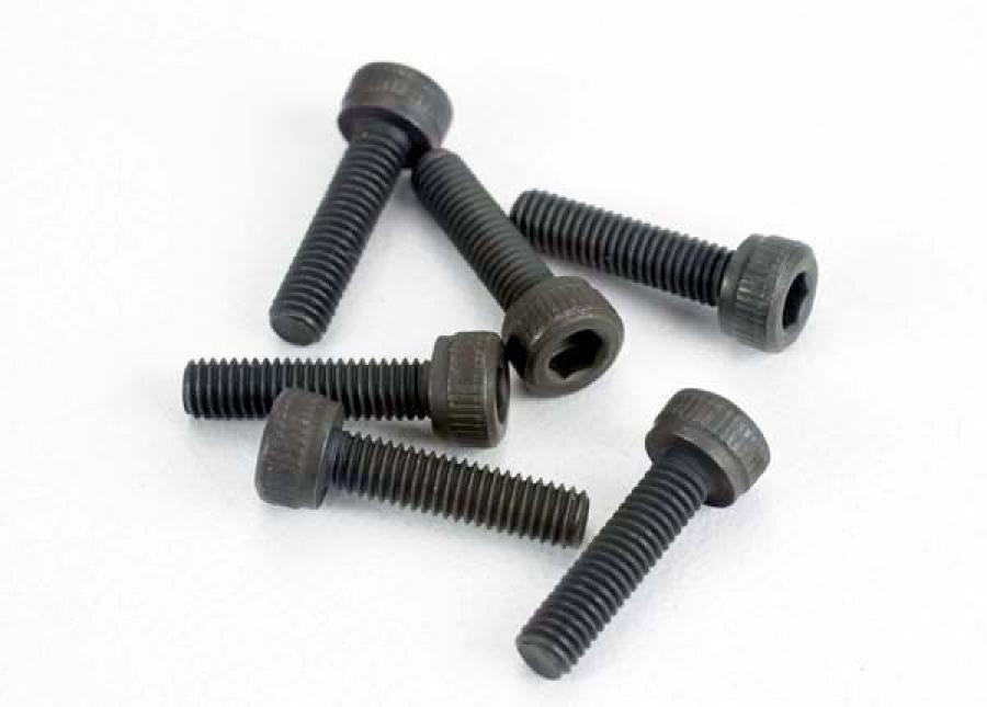 Traxxas Screws M3x12mm Cap-head Hex Socket (6) TRX2584