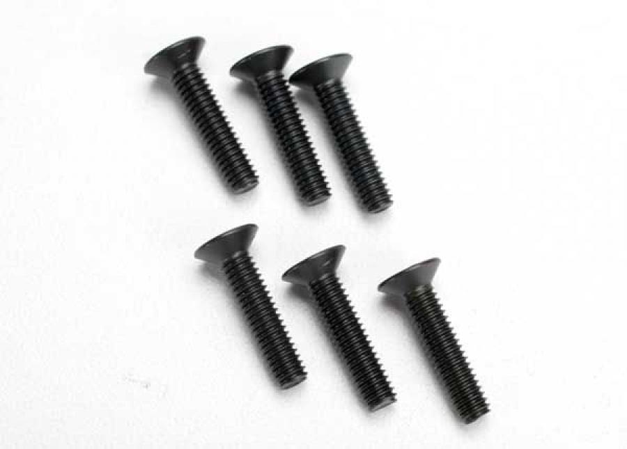 Traxxas Screws M4x18mm Countersunk Hex Socket (6) TRX2547