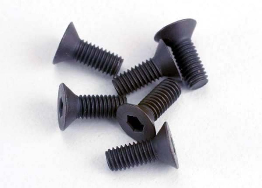 Traxxas Screws M3x8mm Countersunk Hex Socket (6) TRX2550